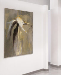 obra abstracta expuesta en la colección Nake